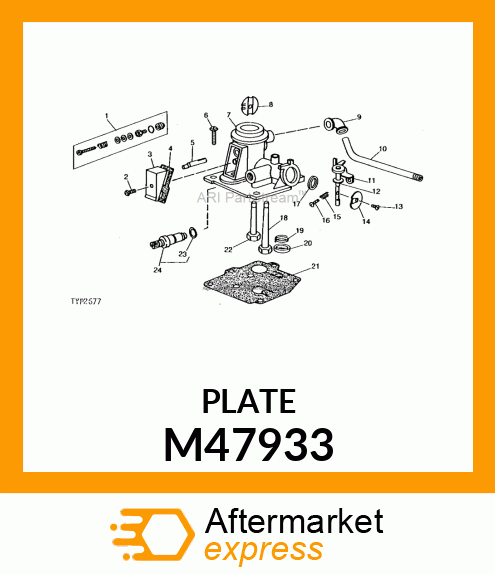 Valve - THROTTLE VALVE M47933