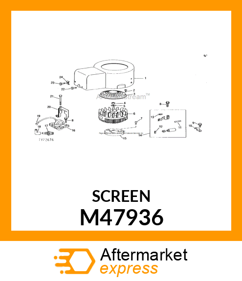 Screen - ROTATING SCREEN M47936