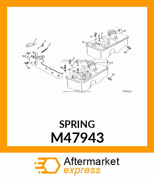 Compression Spring - DIAPHRAGM SPRING M47943