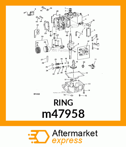 LOCK, PISTON PIN (2 PER PKG) m47958