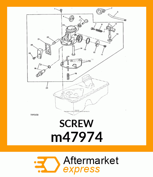 CARBURETOR m47974