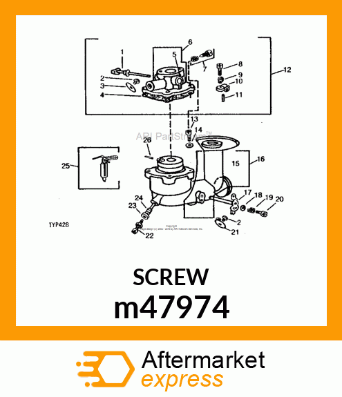 CARBURETOR m47974