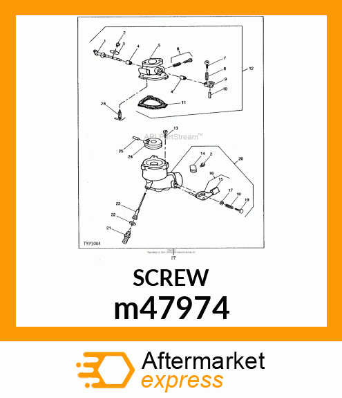 CARBURETOR m47974