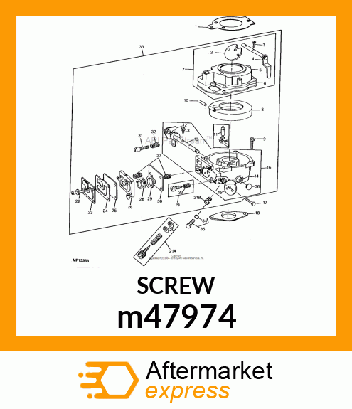 CARBURETOR m47974