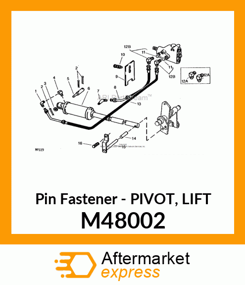 Pin Fastener - PIVOT, LIFT M48002