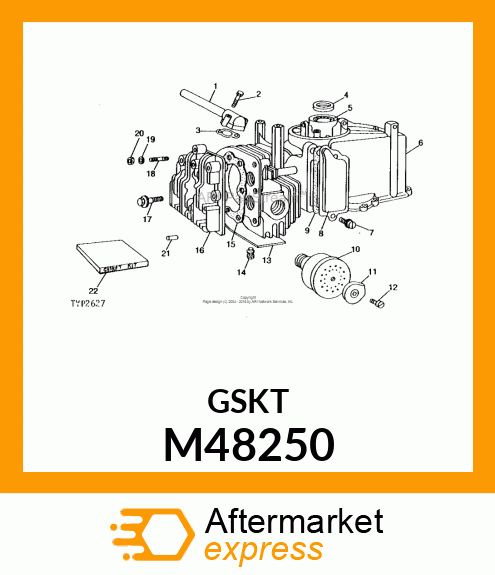 Gasket - GASKET, VALVE COVER M48250