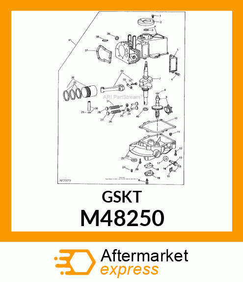 Gasket - GASKET, VALVE COVER M48250