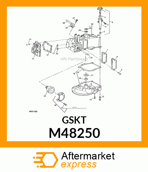 Gasket - GASKET, VALVE COVER M48250