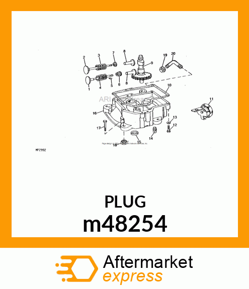 PLUG,OIL DRAIN m48254