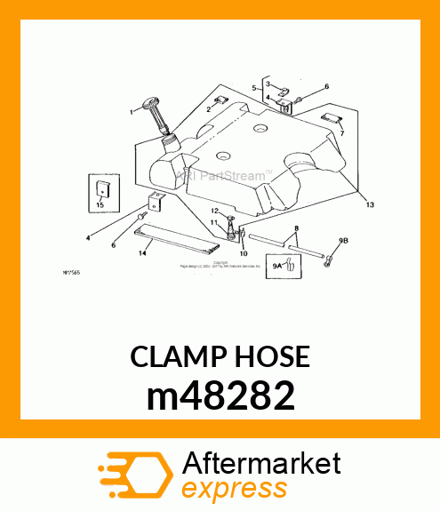 CLAMP HOSE m48282