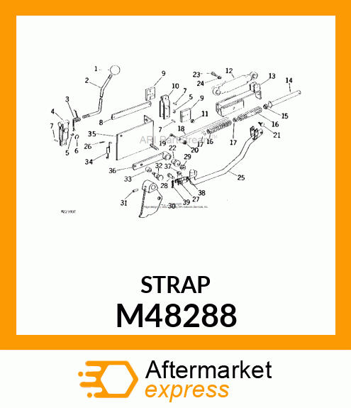 Strap - LINK, CONNECTOR M48288