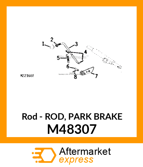 Rod - ROD, PARK BRAKE M48307