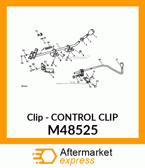 Clip - CONTROL CLIP M48525