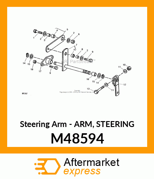 Steering Arm M48594