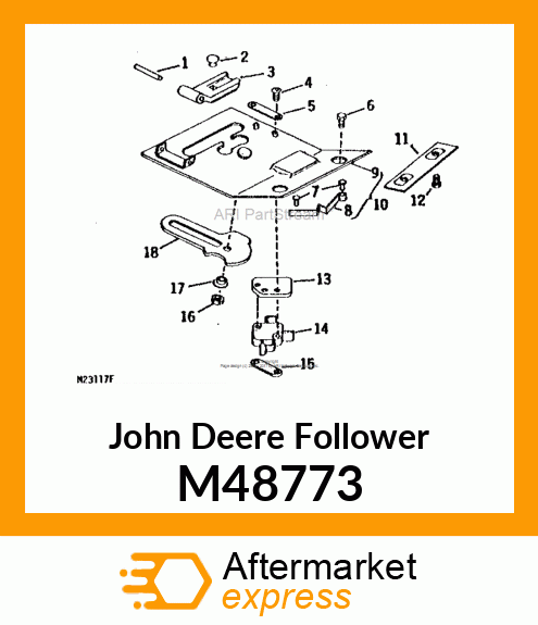 SHIFT LEVER FOLLOWER M48773