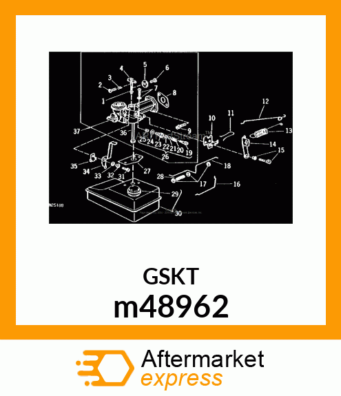 GASKET, TANK m48962