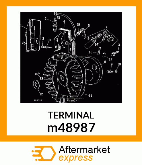 TERMINAL, CABLE m48987