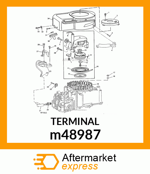 TERMINAL, CABLE m48987