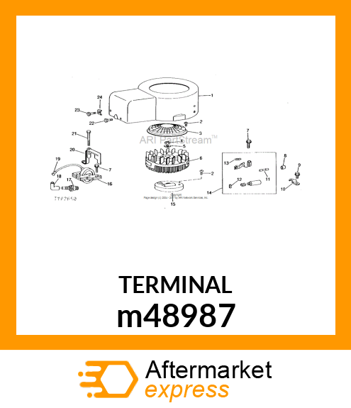 TERMINAL, CABLE m48987