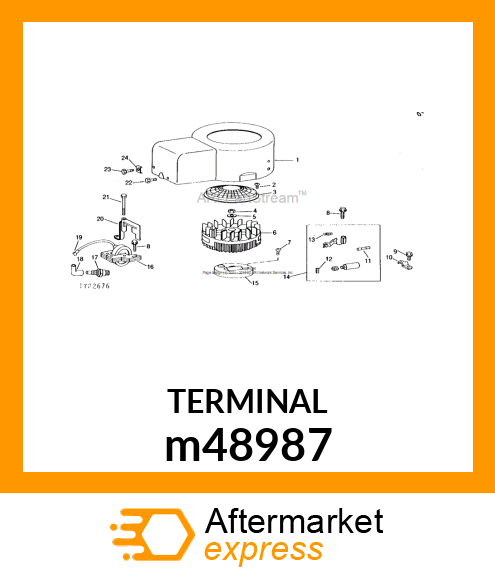 TERMINAL, CABLE m48987