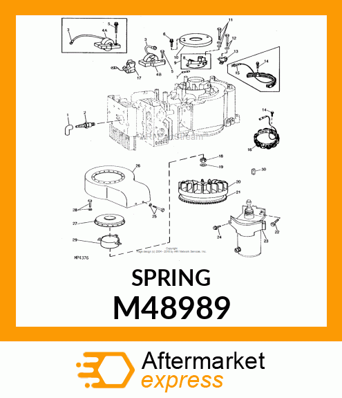 Extension Spring - BREAKER ARM SPRING M48989