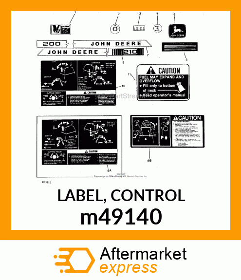 LABEL, CONTROL m49140