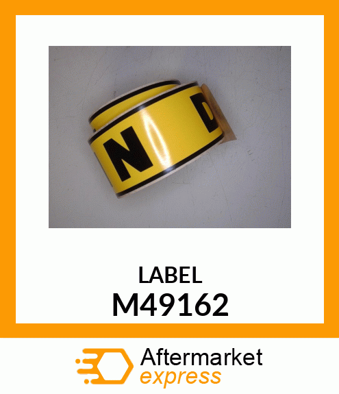 Label - LABEL, HOOD TRIMSTRIP M49162