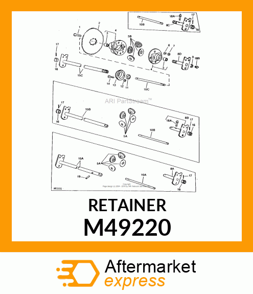 Bearing Housing with O Bearin M49220