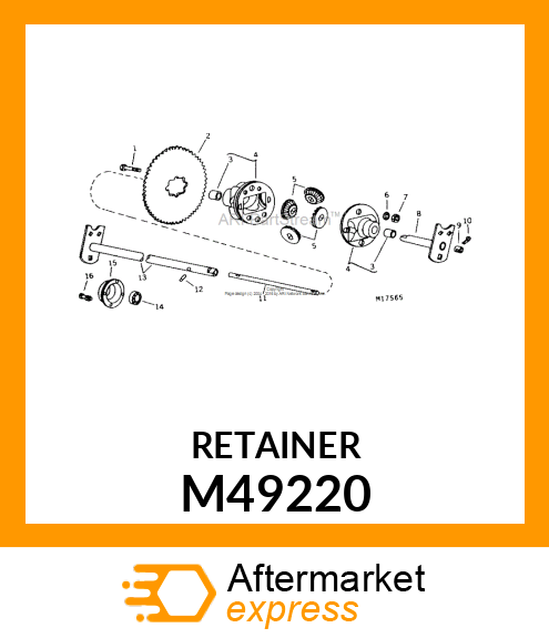 Bearing Housing with O Bearin M49220