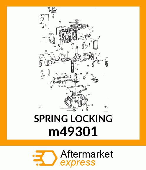 PIN, LOCKING SPRING m49301