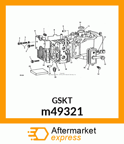 GASKET, CYLINDER HEAD m49321