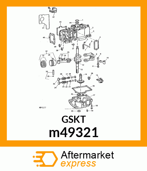 GASKET, CYLINDER HEAD m49321