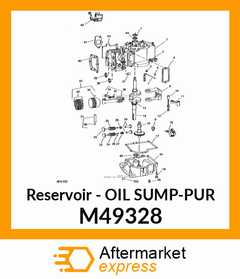 Reservoir - OIL SUMP-PUR M49328