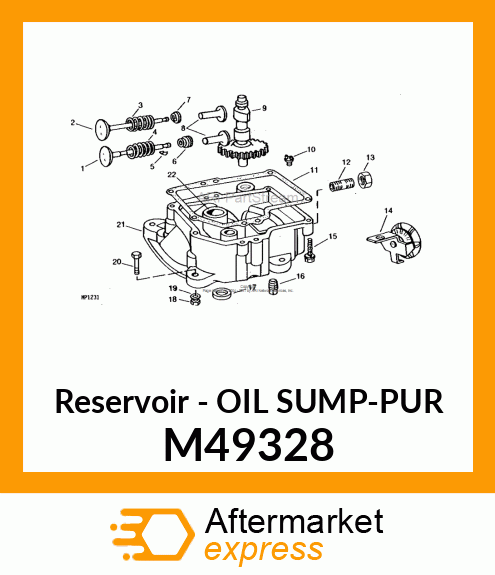 Reservoir - OIL SUMP-PUR M49328