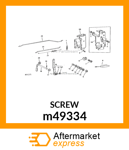 BOLT, CARRIAGE m49334