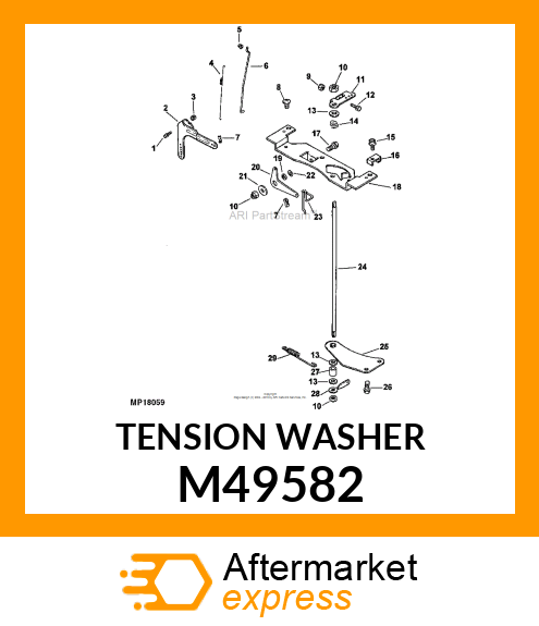 TENSION WASHER M49582