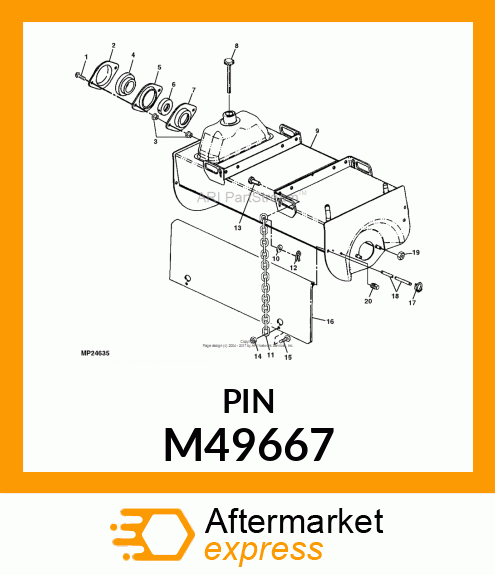 PIN, DRILLED .312X.750 M49667