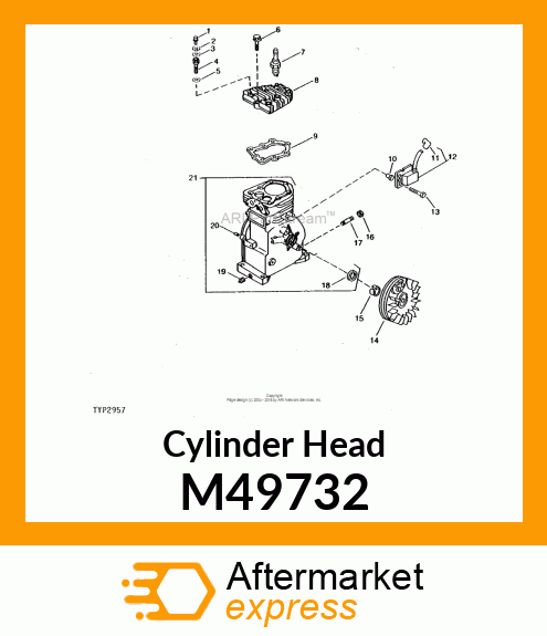 Cylinder Head M49732