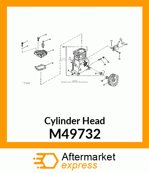 Cylinder Head M49732