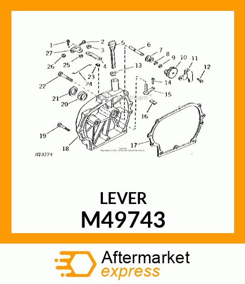 Lever M49743