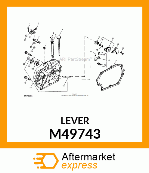 Lever M49743