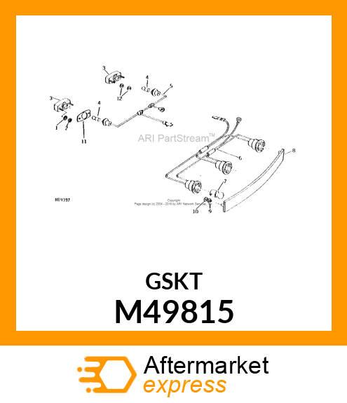 TAILLIGHT GASKET M49815