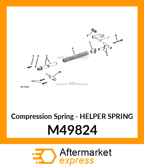 Compression Spring - HELPER SPRING M49824