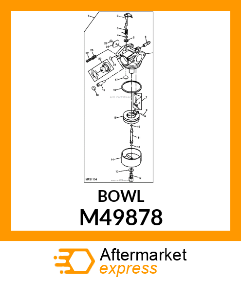 FLOAT BOWL M49878