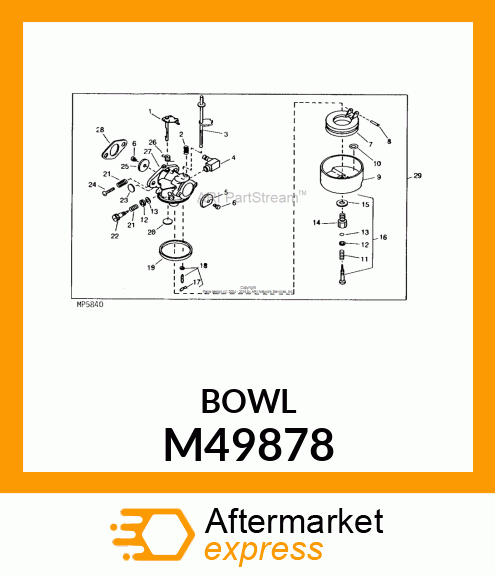 FLOAT BOWL M49878
