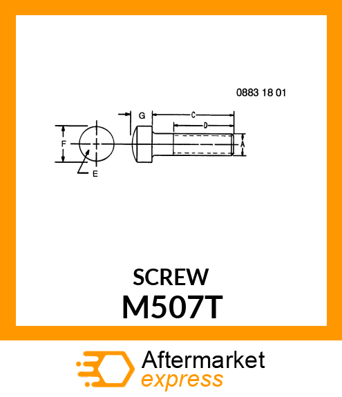 SCREW ,SOCKET HD CAP M507T