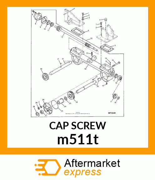 SCREW, HEX SOCKET HEAD m511t