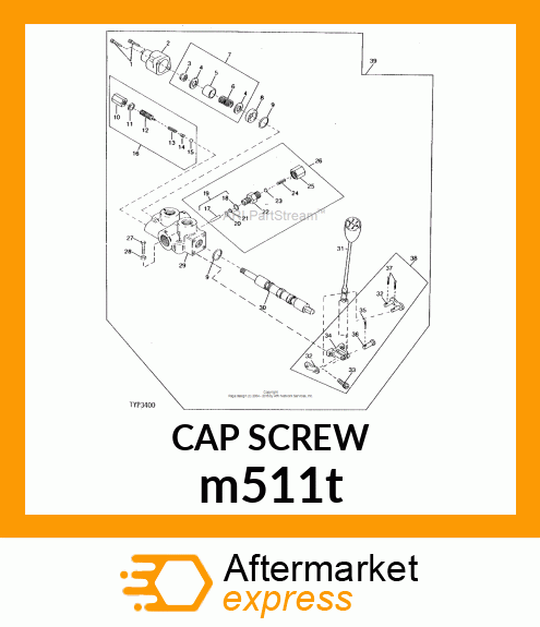 SCREW, HEX SOCKET HEAD m511t