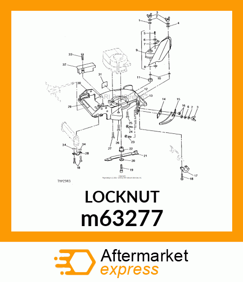 LOCK NUT, m63277