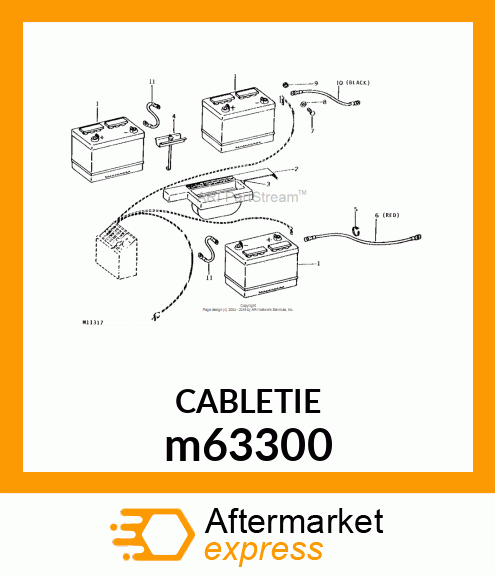 TIE BAND, BLACK m63300